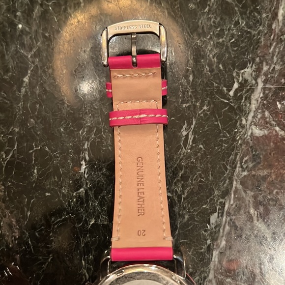 Coach Women’s Watch - hot pink genuine leather band - Picture 4 of 7